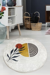 Conceptum Le Soleil Alfombra Multicolor 140 x 140 cm